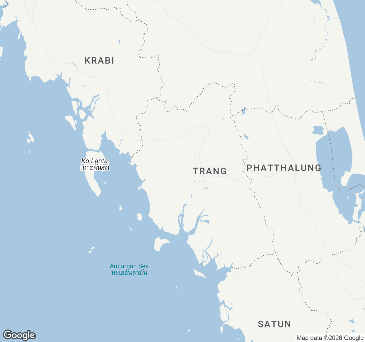 Map of Trang